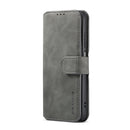 For Samsung Galaxy A13 4G DG.MING Retro Oil Edge Flip Leather Phone Case(Grey)