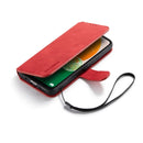 For Samsung Galaxy A13 4G DG.MING Retro Oil Edge Flip Leather Phone Case(Red)