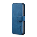For Samsung Galaxy A13 4G DG.MING Retro Oil Edge Flip Leather Phone Case(Blue)