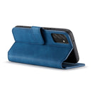 For Samsung Galaxy A13 4G DG.MING Retro Oil Edge Flip Leather Phone Case(Blue)