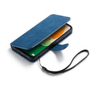 For Samsung Galaxy A13 4G DG.MING Retro Oil Edge Flip Leather Phone Case(Blue)