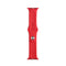 For Apple Watch Series 7 41mm / 6 & SE & 5 & 4 40mm / 3 & 2 & 1 38mm Mutural Liquid Silicone Watch Band(Red)