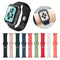 For Apple Watch Series 7 45mm / 6 & SE & 5 & 4 44mm / 3 & 2 & 1 42mm Mutural Liquid Silicone Watch Band(Blue)