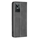 For OPPO Realme GT Neo3 Prismatic Invisible Magnetic Leather Phone Case(Black)