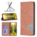 For Google Pixel 7 5G Prismatic Invisible Magnetic Leather Phone Case(Brown)