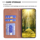 For Google Pixel 7 5G Prismatic Invisible Magnetic Leather Phone Case(Brown)