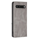 For Google Pixel 7 5G Prismatic Invisible Magnetic Leather Phone Case(Grey)