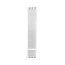 For Apple Watch Series 7 45mm / 6 & SE & 5 & 4 44mm / 3 & 2 & 1 42mm Mutural Nylon Watch Band(White)
