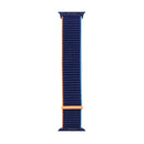 For Apple Watch Series 7 45mm / 6 & SE & 5 & 4 44mm / 3 & 2 & 1 42mm Mutural Nylon Watch Band(Dark Navy Blue)