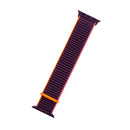 For Apple Watch Series 7 45mm / 6 & SE & 5 & 4 44mm / 3 & 2 & 1 42mm Mutural Nylon Watch Band(Plum color)