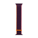For Apple Watch Series 7 45mm / 6 & SE & 5 & 4 44mm / 3 & 2 & 1 42mm Mutural Nylon Watch Band(Plum color)