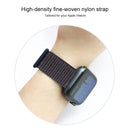 For Apple Watch Series 7 45mm / 6 & SE & 5 & 4 44mm / 3 & 2 & 1 42mm Mutural Nylon Watch Band(Charcoal Color)