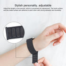For Apple Watch Series 7 45mm / 6 & SE & 5 & 4 44mm / 3 & 2 & 1 42mm Mutural Nylon Watch Band(Black)