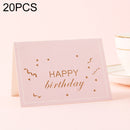 20 PCS 3D Holiday Blessing And Thanksgiving Card(Happy Birthday)