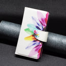 For Xiaomi Redmi 10C Colored Drawing Pattern Zipper Leather Phone Case(Sun Flower)