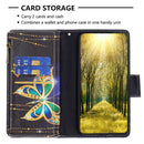 For Xiaomi Redmi 10C Colored Drawing Pattern Zipper Leather Phone Case(Big Butterfly)