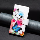 For Xiaomi Redmi 10C Colored Drawing Pattern Zipper Leather Phone Case(Two Butterflies)