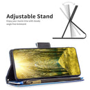 For Xiaomi Redmi 10C Colored Drawing Pattern Zipper Leather Phone Case(Gold Butterfly)