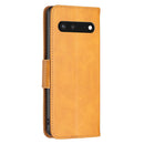 For Google Pixel 7 5G Lambskin Texture Pure Color Leather Phone Case(Yellow)
