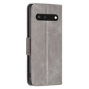 For Google Pixel 7 5G Lambskin Texture Pure Color Leather Phone Case(Grey)
