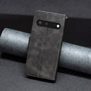For Google Pixel 7 5G Lambskin Texture Pure Color Leather Phone Case(Black)