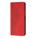 For Tecno Spark 7 Diamond Splicing Skin Feel Magnetic Leather Phone Case(Red)