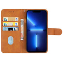 Leather Phone Case For iPhone 14 Pro(Brown)