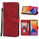 Leather Phone Case For iPhone 14 Pro Max(Red)