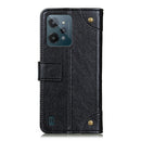 For Realme C31 Copper Buckle Nappa Texture Horizontal Flip Leather Phone Case(Black)