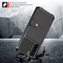 For Samsung Galaxy S21 5G Magnetic Wallet Card Bag Leather Phone Case(Black)