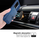 For Samsung Galaxy S20 Ultra Magnetic Wallet Card Bag Leather Phone Case(Navy Blue)