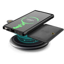 For Samsung Galaxy Note20 Ultra Magnetic Wallet Card Bag Leather Phone Case(Black)