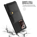For Samsung Galaxy Note20 Ultra Magnetic Wallet Card Bag Leather Phone Case(Black)