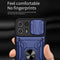 For Motorola Edge 20 Lite Sliding Camshield Card Phone Case(Dark Green)