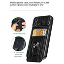 For Motorola Edge 20 Lite Sliding Camshield Card Phone Case(Dark Green)