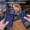 For Motorola Edge 20 Lite Sliding Camshield Card Phone Case(Dark Green)