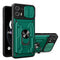 For Motorola Edge 20 Lite Sliding Camshield Card Phone Case(Dark Green)