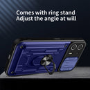 For Motorola Edge 20 Lite Sliding Camshield Card Phone Case(Dark Green)