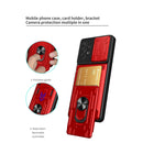 For Samsung Galaxy A13 4G Sliding Camshield Card Phone Case(Red)