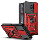 For Nokia G10 / G20 Sliding Camera Cover Design TPU+PC Phone Case(Red)
