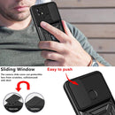 For Xiaomi Redmi 10C 4G Sliding Camera Cover Design TPU+PC Phone Case(Silver)
