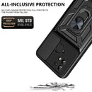 For Xiaomi Redmi 10C 4G Sliding Camera Cover Design TPU+PC Phone Case(Gold)