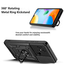 For Xiaomi Redmi 10C 4G Sliding Camera Cover Design TPU+PC Phone Case(Red)