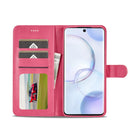 For Honor 50 / nova 9 LC.IMEEKE Calf Texture Leather Phone Case(Red)