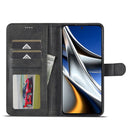 For Xiaomi Poco M4 Pro LC.IMEEKE Calf Texture Leather Phone Case(Black)