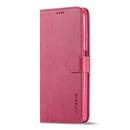 For Xiaomi Poco M4 Pro LC.IMEEKE Calf Texture Leather Phone Case(Red)
