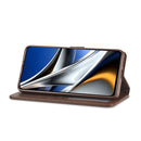 For Xiaomi Poco M4 Pro LC.IMEEKE Calf Texture Leather Phone Case(Coffee)