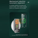 TOTUDESIGN S7 Omnipotent Series 3 in 1 Automatic Alignment Night Light Alarm Clock Wireless Charging(White)
