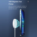 TOTUDESIGN CACW-059 Glory Series 3 in 1 MagSafe Magnetic Wireless Charger with Cable(White)