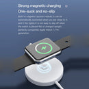 TOTUDESIGN CACW-059 Glory Series 3 in 1 MagSafe Magnetic Wireless Charger with Cable(White)